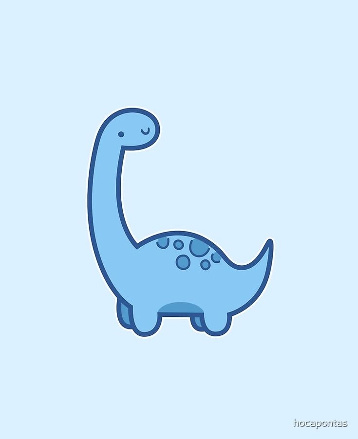 Doodle Brachiosaurus Blue (15de2)