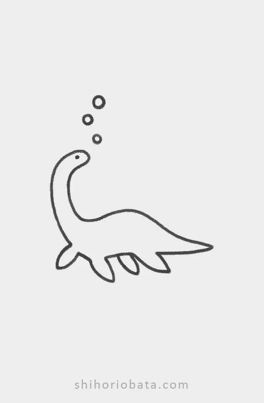 Doodle Plesiosaur (6512b)