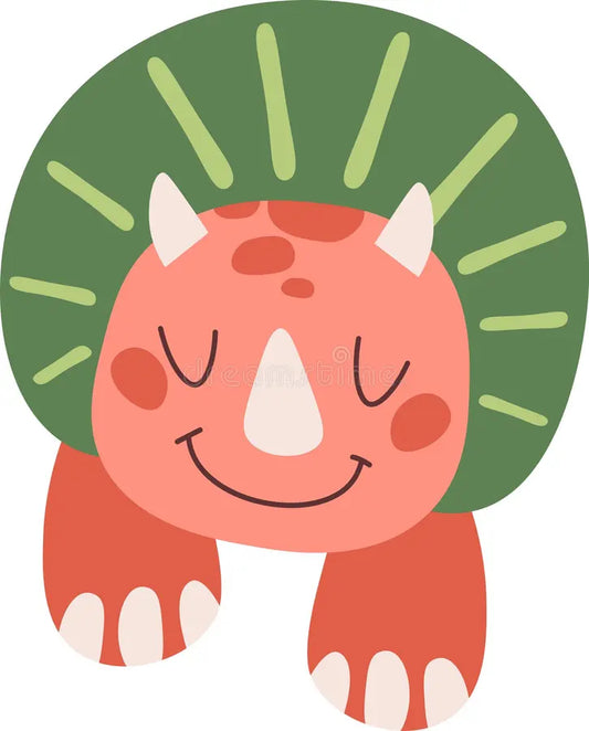 Doodle Relaxed Triceratops (37f0e)